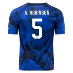 Antonee Robinson #5 USMNT Auswärtstrikot Weltmeisterschaft 2022