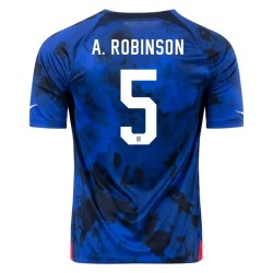 Antonee Robinson #5 USMNT Auswärtstrikot Weltmeisterschaft 2022