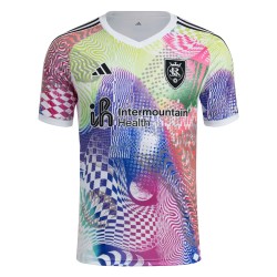 Kinder Real Salt Lake 2025 Drittes Pre Match Shirt - Weiß