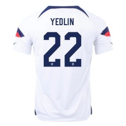 DeAndre Yedlin #22 USMNT Heimtrikot Weltmeisterschaft 2022