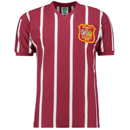 Herren Manchester City 1956 FA Cup Finale Retro Shirt
