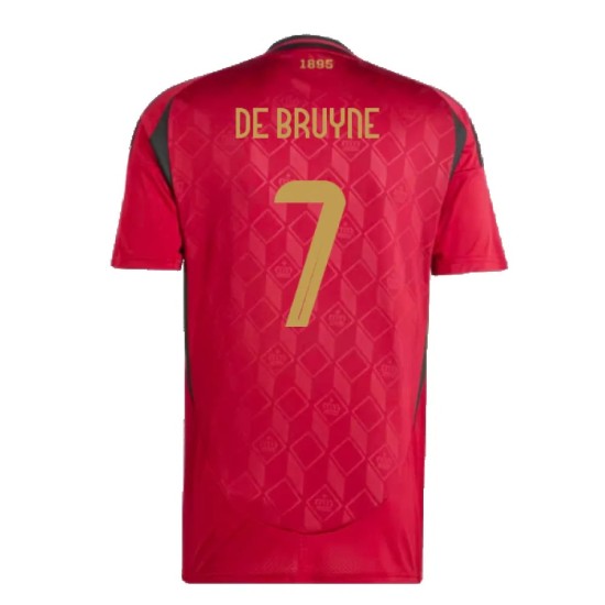 Herren DE BRUYNE Belgien 2024/25 Heimtrikot Herren DE BRUYNE Belgien 2024/25 Heimtrikot