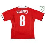 Herren Manchester United 2004/06 Heim Retro Shirt Rooney #8