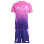 Kinder Deutschland Auswärtstrikot+Kurze Hosen EURO 2024