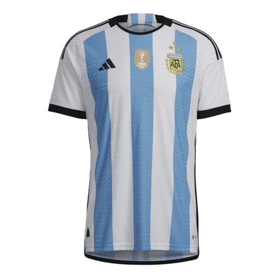 Argentinien 3 Stars Spielerversion Heimtrikot Weltmeisterschaft 2022