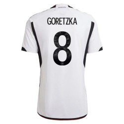 Leon Goretzka #8 Deutschland Heimtrikot Weltmeisterschaft 2022
