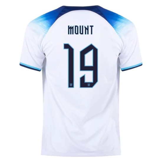 Mason Mount #19 England Heimtrikot Weltmeisterschaft 2022