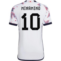 Takumi Minamino #10 Japan Auswärtstrikot Weltmeisterschaft 2022