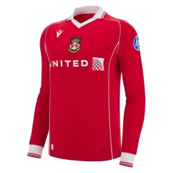 Kinder Wrexham AFC 2025/26 Heim Langarmtrikot