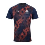 Herren OM 2024/25 Drittentrainingsshirt Vor Match - Blau/Orange