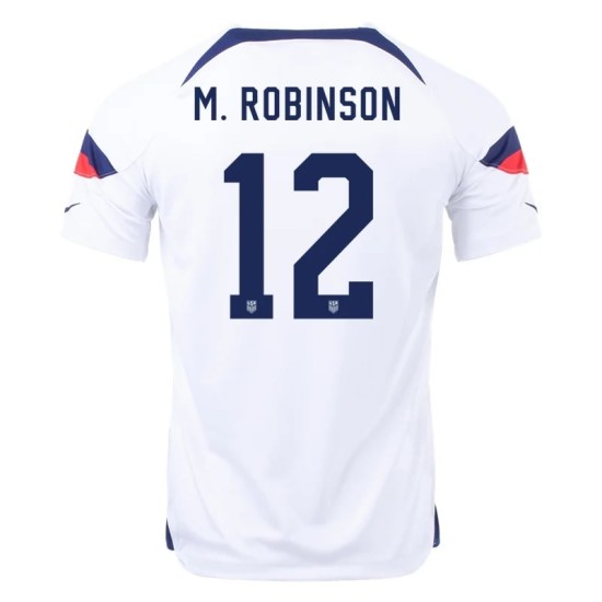 Miles Robinson #12 USMNT Heimtrikot Weltmeisterschaft 2022 Miles Robinson #12 USMNT Heimtrikot Weltmeisterschaft 2022
