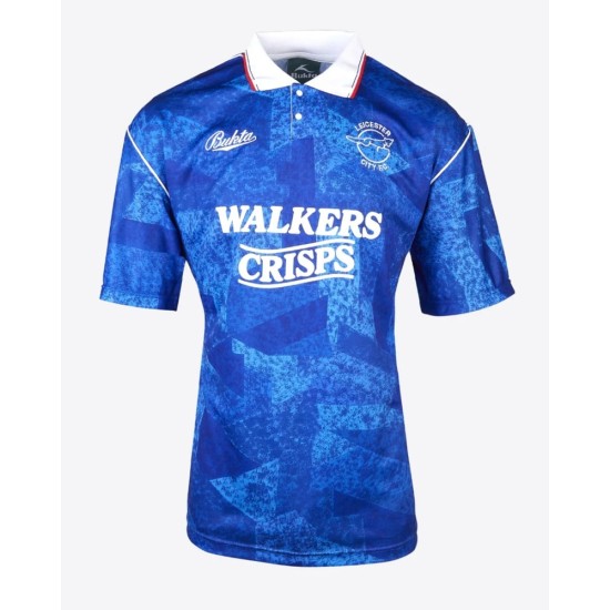 Kinder Leicester City 1990 Heim Retro Trikot