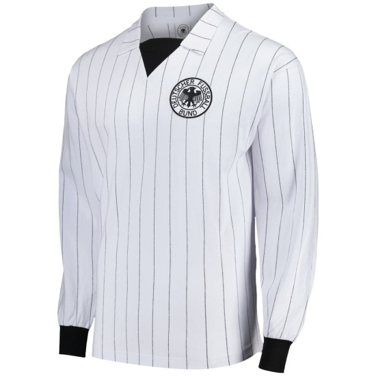 Damen Deutschland 1982 Retro Langarmtrikot