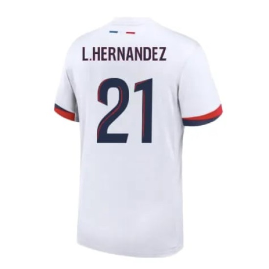 Kinder L.HERNANDEZ PSG 2024/25 Auswärtstrikot