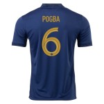 Paul Pogba #6 Frankreich Heimtrikot Weltmeisterschaft 2022
