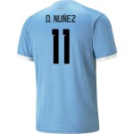 Darwin Núñez #11 Uruguay Heimtrikot Weltmeisterschaft 2022
