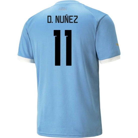 Darwin Núñez #11 Uruguay Heimtrikot Weltmeisterschaft 2022