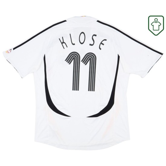 Männer Deutschland 2005/07 Heim Retro Shirt Klose #11