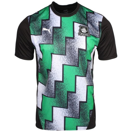 Herren Plymouth Argyle 2024/25 Dritt Pre Match Shirt - Grün Herren Plymouth Argyle 2024/25 Dritt Pre Match Shirt - Grün