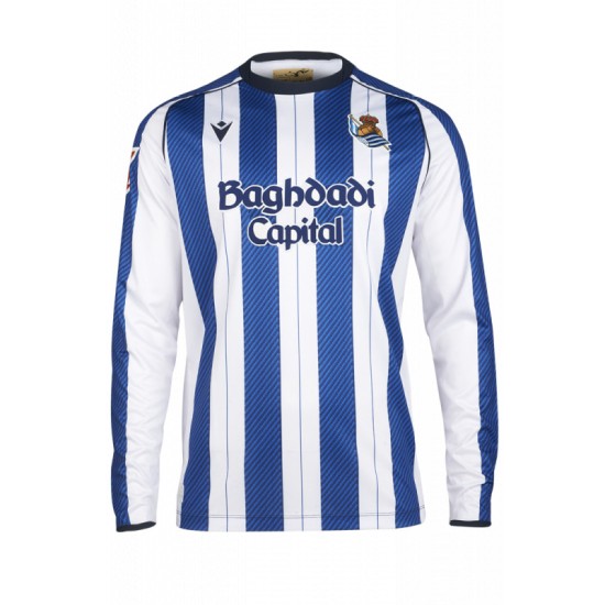 Kinder Real Sociedad 2025/26 Heim Langarmtrikot