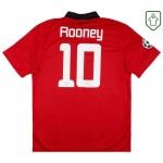 Herren Manchester United 2013/14 CL Heim Retro Shirt Rooney #10