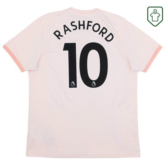 Herren Manchester United 2018/19 Auswärts Retro Shirt Rashford #10