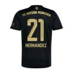 Kinder L.HERNANDEZ Bayern München 2021/22 Auswärtstrikot