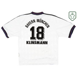 Herren Bayern München 1996/98 Auswärts-Retro-Trikot Klinsmann #18