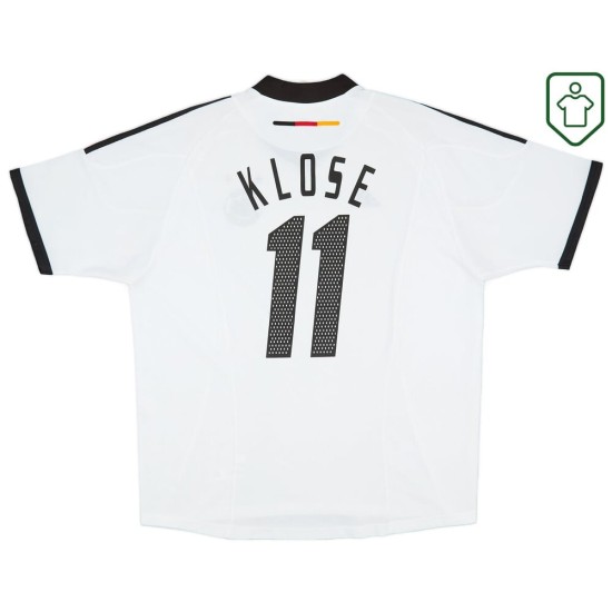 Männer Deutschland 2002/04 Heim Retro Shirt Klose #11