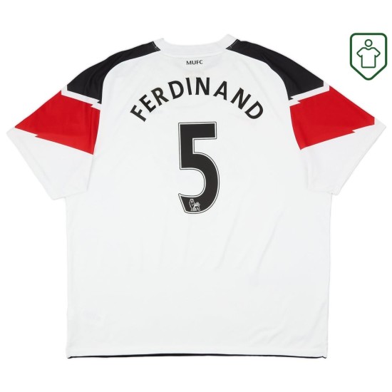 Herren Manchester United 2010/12 Auswärts Retro Shirt Ferdinand #5