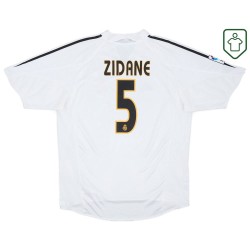 Herren Real Madrid Heim-Retro-Trikot 2004/05 Zidane #5