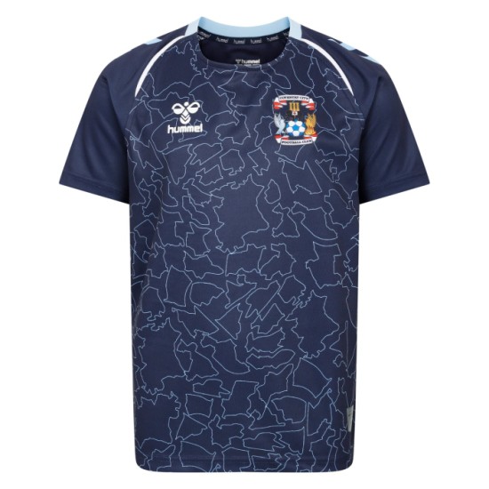 Kinder Coventry City 2024/25 Drittel Primäres Pre Match Shirt Kinder Coventry City 2024/25 Drittel Primäres Pre Match Shirt