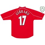 Herren Liverpool 2000/03 Heim Retro Shirt Gerrard #17