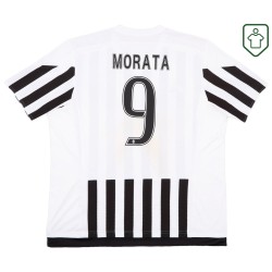 Herren Juventus 2015/16 Heim-Retro-Trikot Morata #9