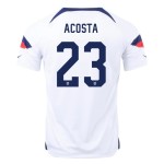 Kellyn Acosta #23 USMNT Heimtrikot Weltmeisterschaft 2022