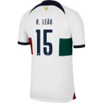 Rafael Leao #15 Portugal Auswärtstrikot Weltmeisterschaft 2022