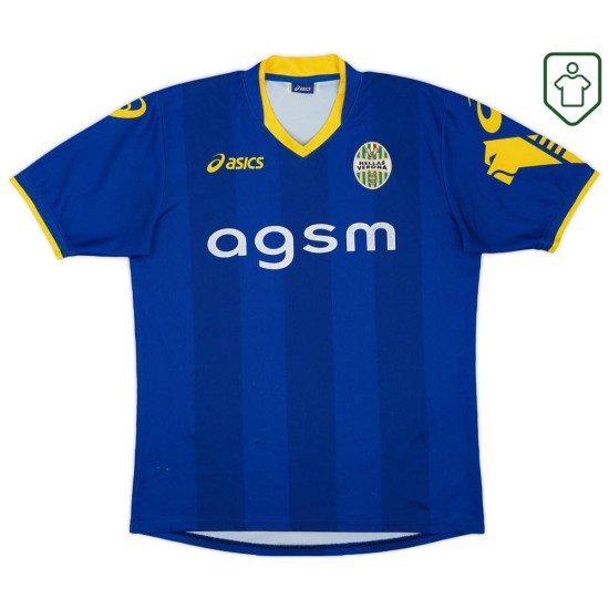 Herren Hellas Verona 2012/13 Heim-Retro-Trikot
