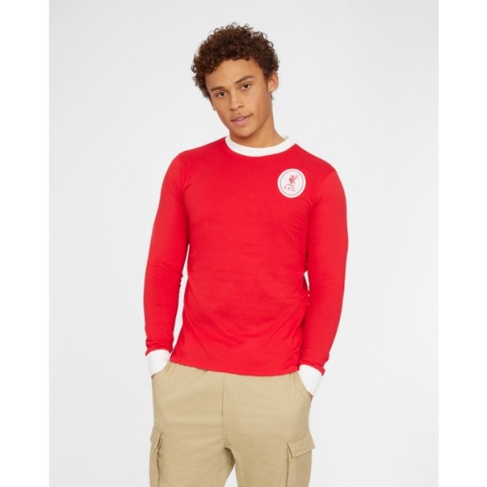 Kinder Liverpool 1963/68 Heim Retro Langarmtrikot
