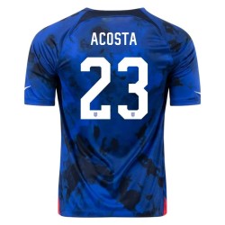 Kellyn Acosta #23 USMNT Auswärtstrikot Weltmeisterschaft 2022