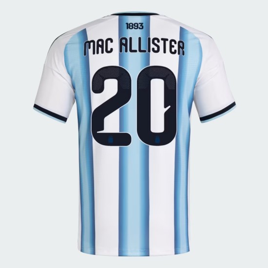 Damen Argentinien 2026 Heim Authentisches WM-Trikot MAC ALLISTER #20 Damen Argentinien 2026 Heim Authentisches WM-Trikot MAC ALLISTER #20