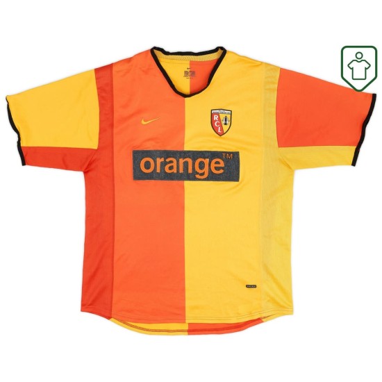Herren RC Lens Heim-Retro-Trikot 2001/02 Herren RC Lens Heim-Retro-Trikot 2001/02