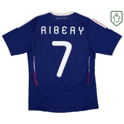 Männer Frankreich 2009/10 Heim Retro Shirt Ribery #7