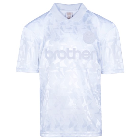Herren Manchester City 1990 Retro Whiteout Trikot