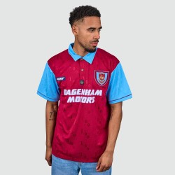 Herren West Ham United 1995 Heim Retro Pony Jubiläums Trikot