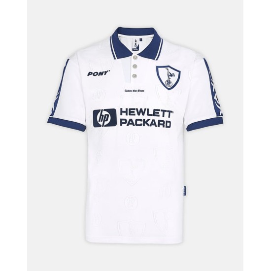 Herren Tottenham Hotspur 1995 Heim Retro Pony Trikot