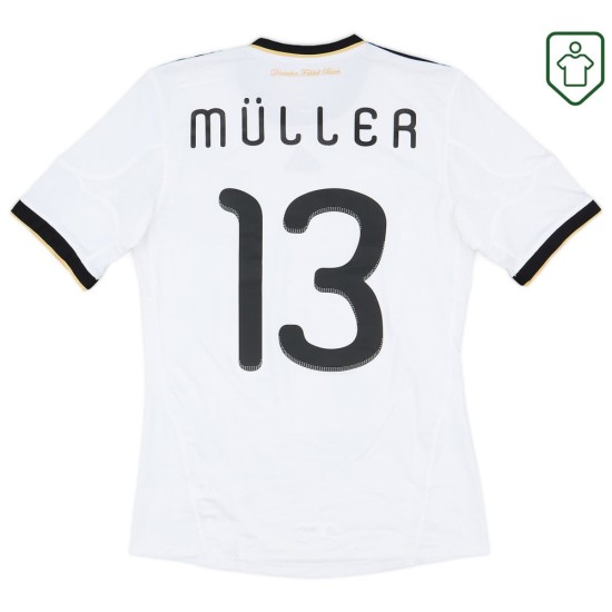 Männer Deutschland 2010/11 Heim Retro Shirt Müller #13