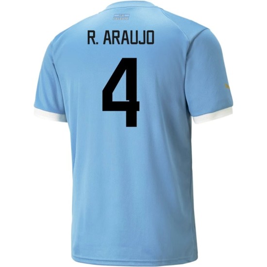 Ronald Araújo #4 Uruguay Heimtrikot Weltmeisterschaft 2022