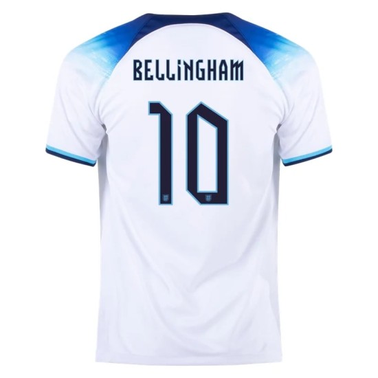 Jude Bellingham #10 England Heimtrikot Weltmeisterschaft 2022 Jude Bellingham #10 England Heimtrikot Weltmeisterschaft 2022