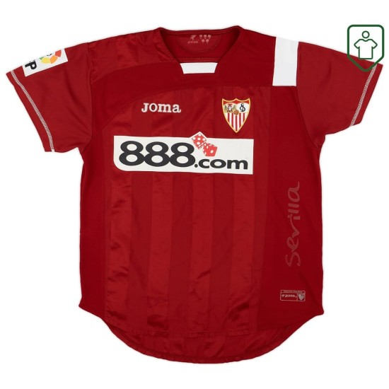 Herren Sevilla FC Auswärts-Retro-Trikot 2007/08