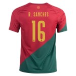 Renato Sanches #16 Portugal Heimtrikot Weltmeisterschaft 2022 Renato Sanches #16 Portugal Heimtrikot Weltmeisterschaft 2022